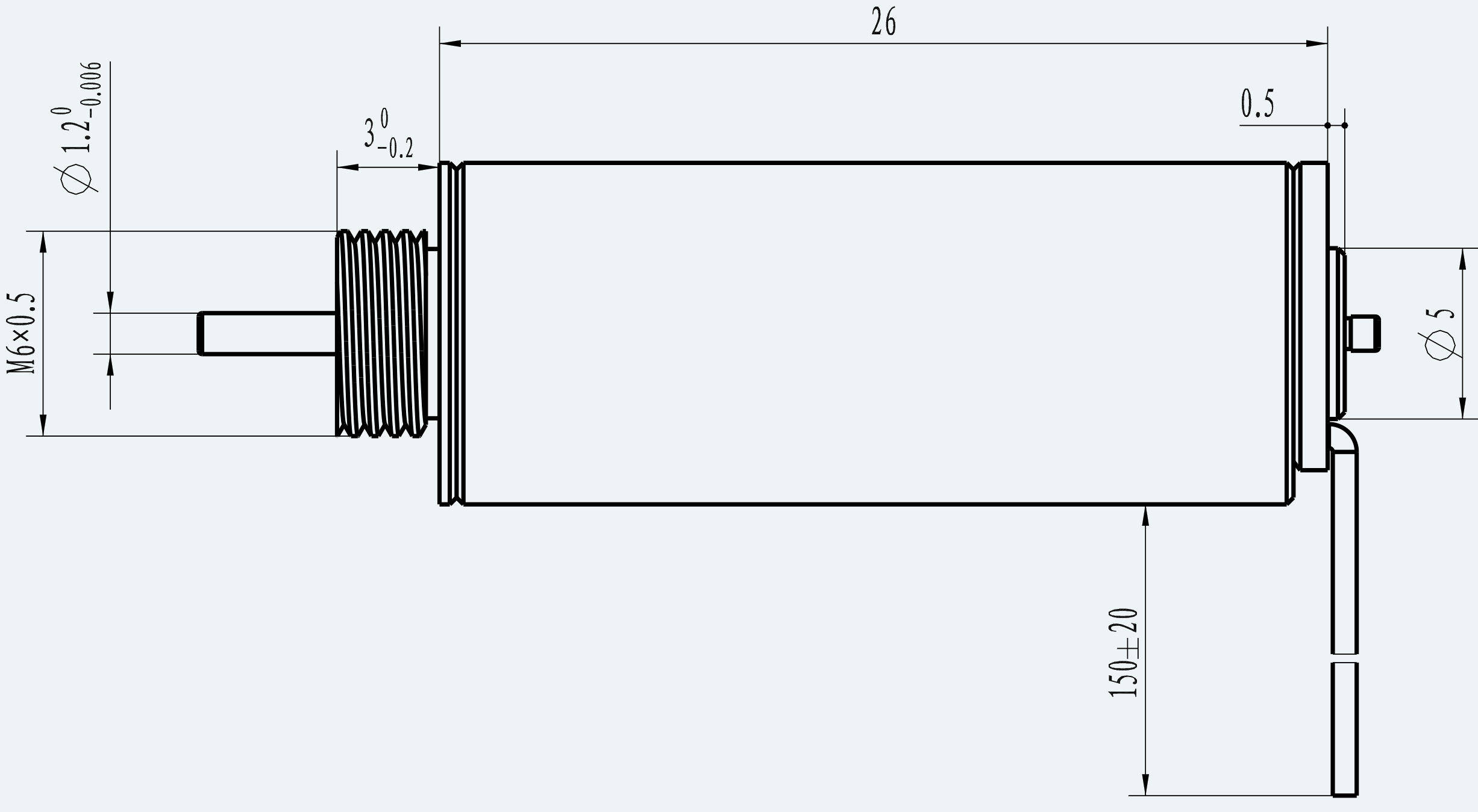 Mechanical View 1 for ES-CM-BL03-M001