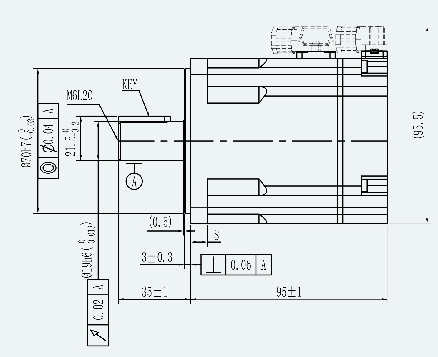 Mechanical View 3 for ES-SM-A03-080D-T2P39NM-750W-001