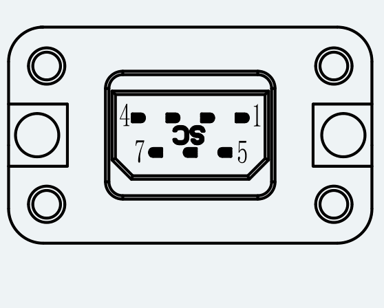 Feedback Connector Pinout for ES-SM-A03-060S-T1P27NM-400W-003
