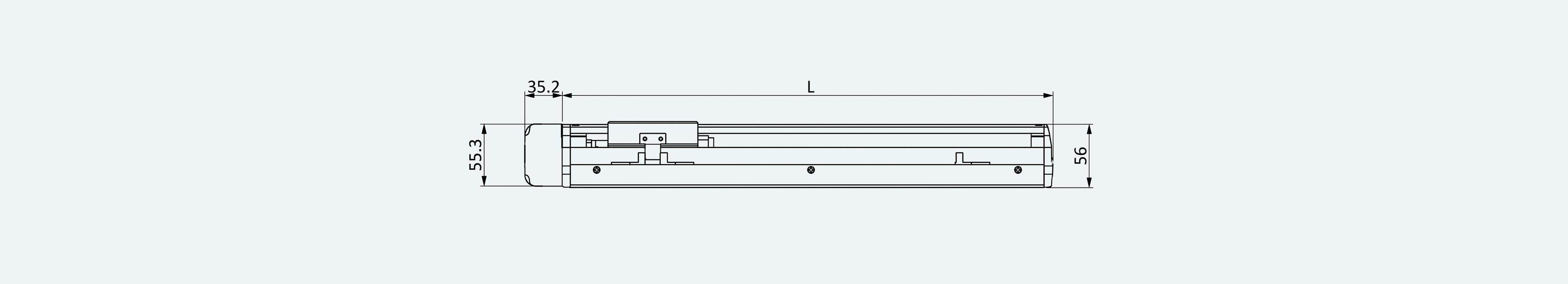 Mechanical View 3 for ES-LM-BS03-S0060-LREQ-MI01-M001