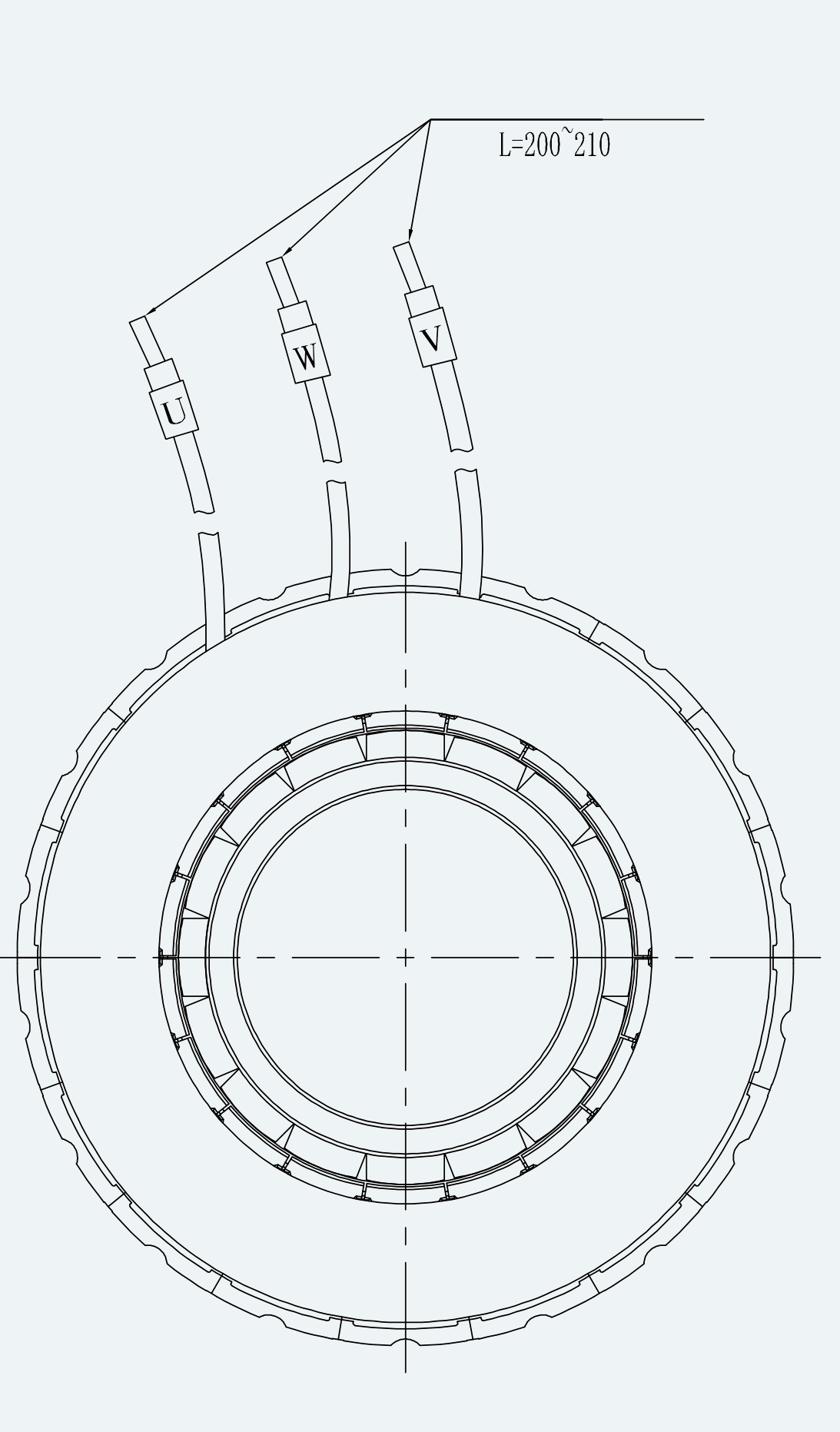 Mechanical View 1 for ES-FM-U01-OD104-T2P3NM-001