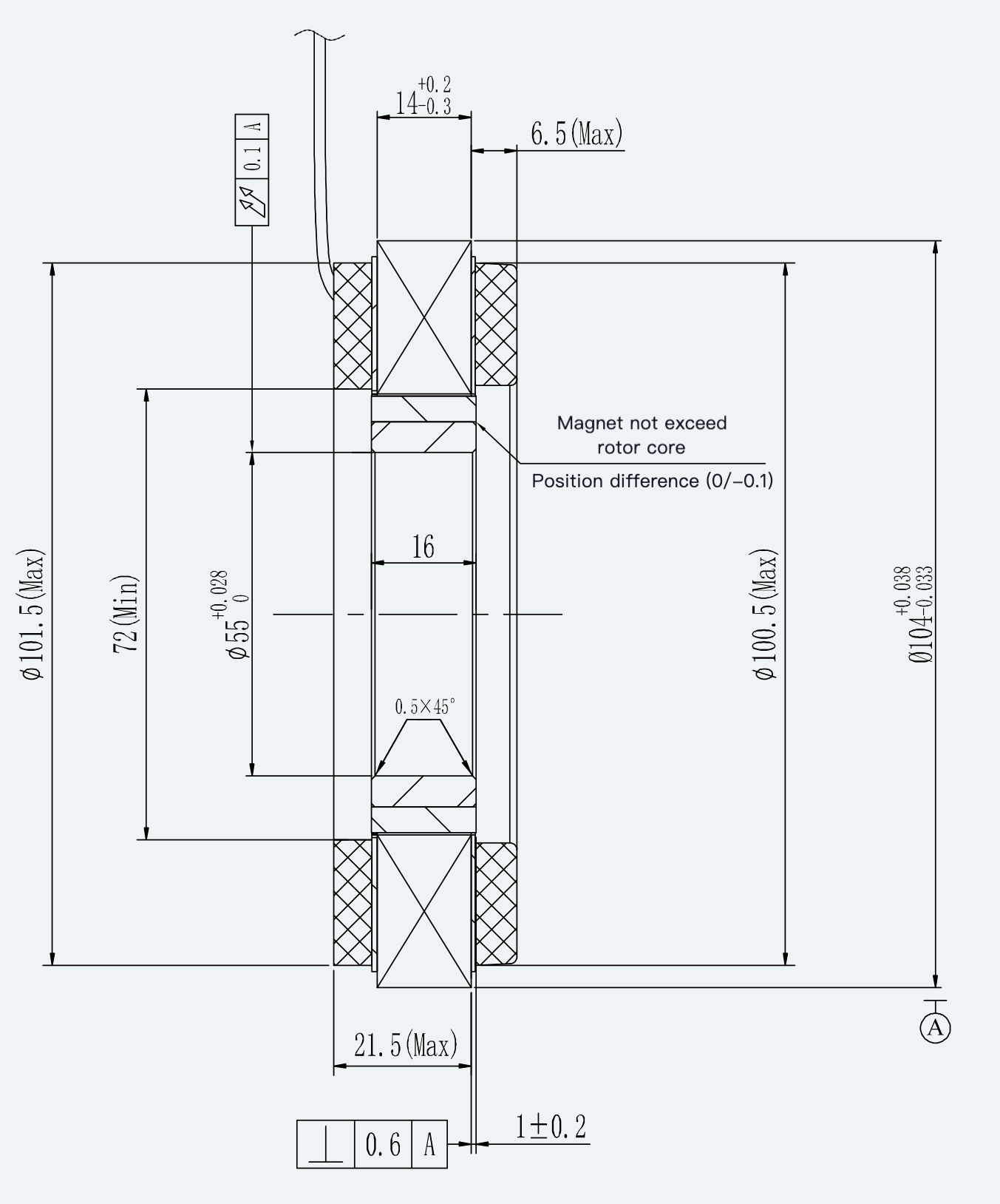 Mechanical View 2 for ES-FM-U01-OD104-T2P3NM-001