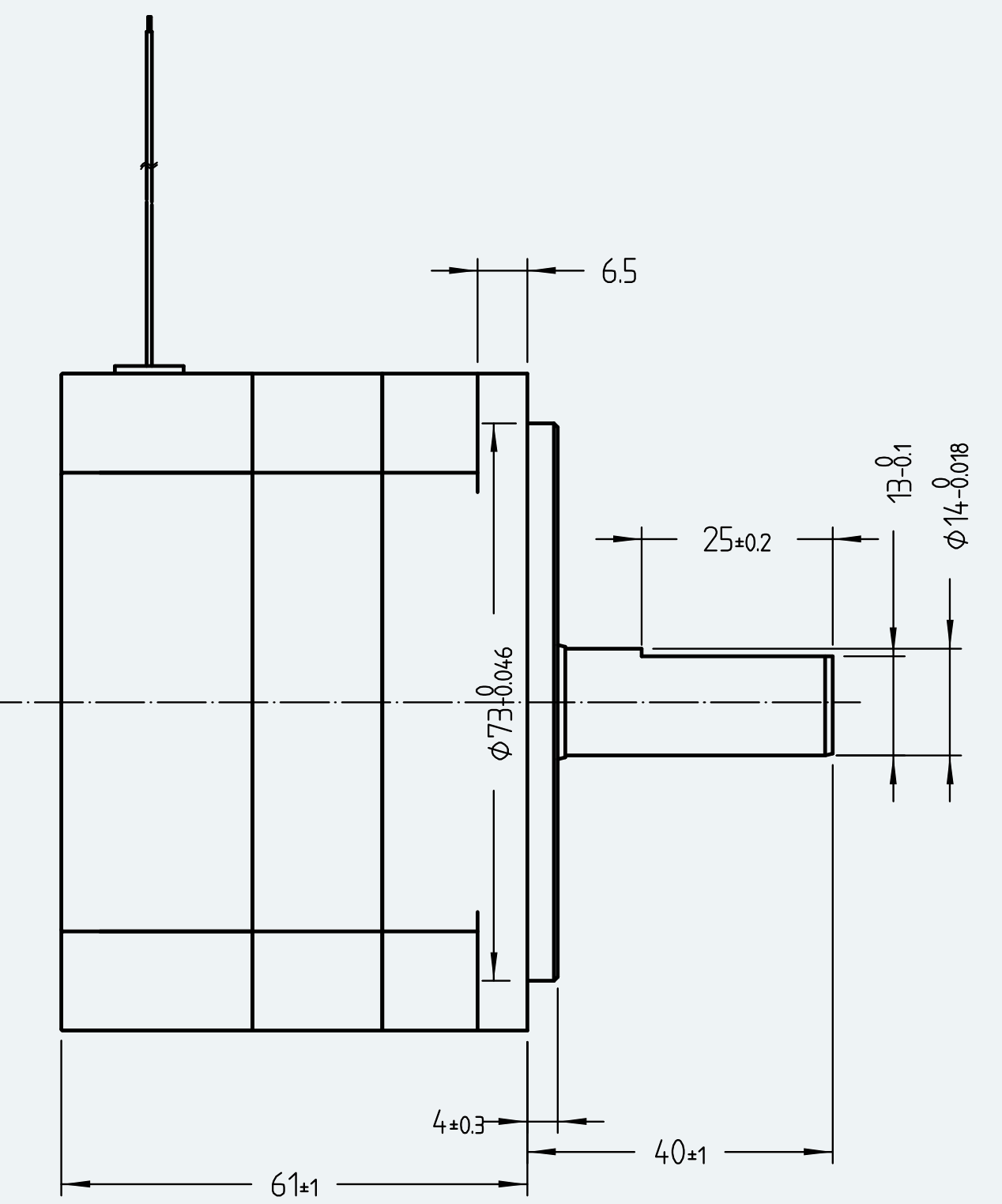 Mechanical View 2 for ES-DC-SL08-M001