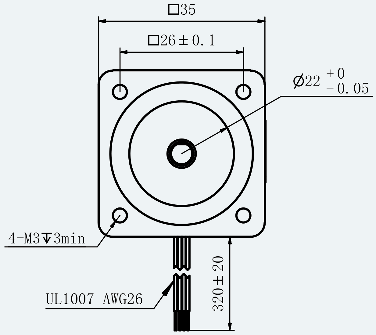 Mechanical View 1 for ES-ST-14H2037-150-4AL