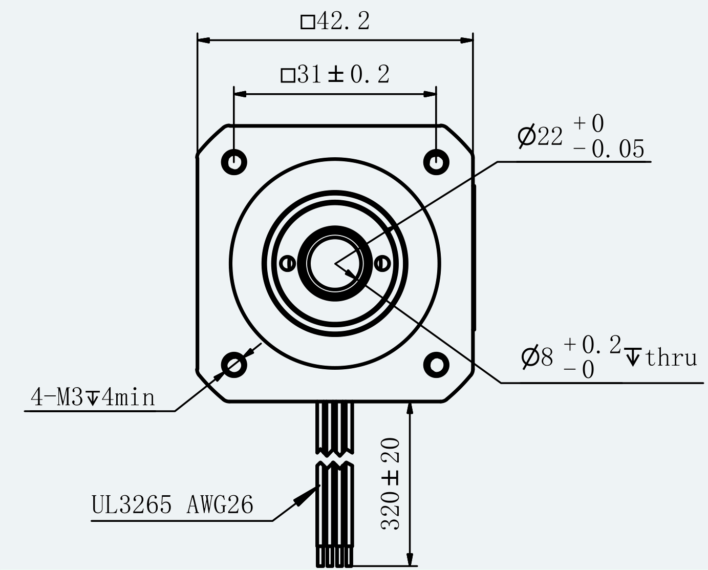 Mechanical View 1 for ES-ST-17HS2048-4D-250