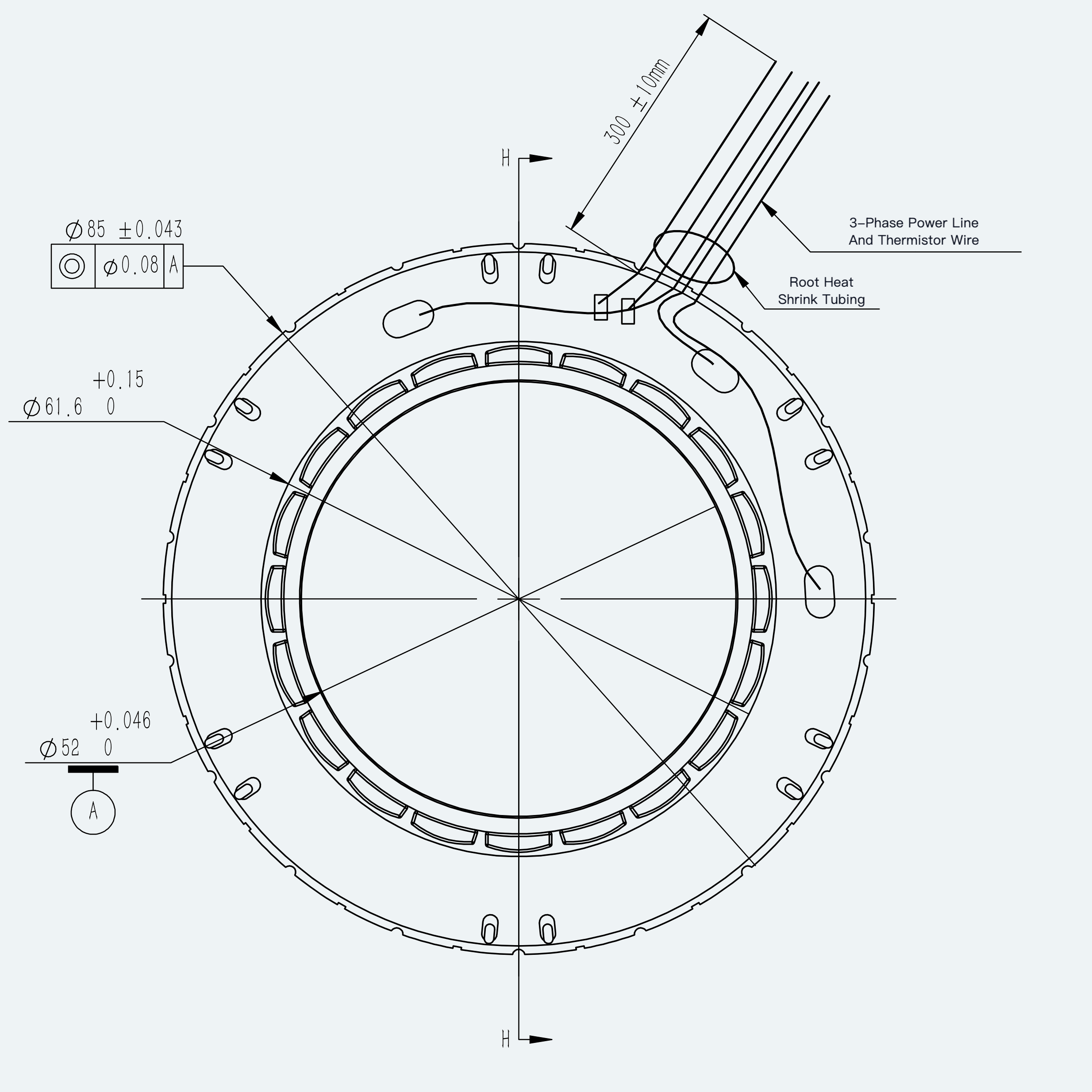 Mechanical View 2 for ES-FM-H01-OD085-T1P2NM-001