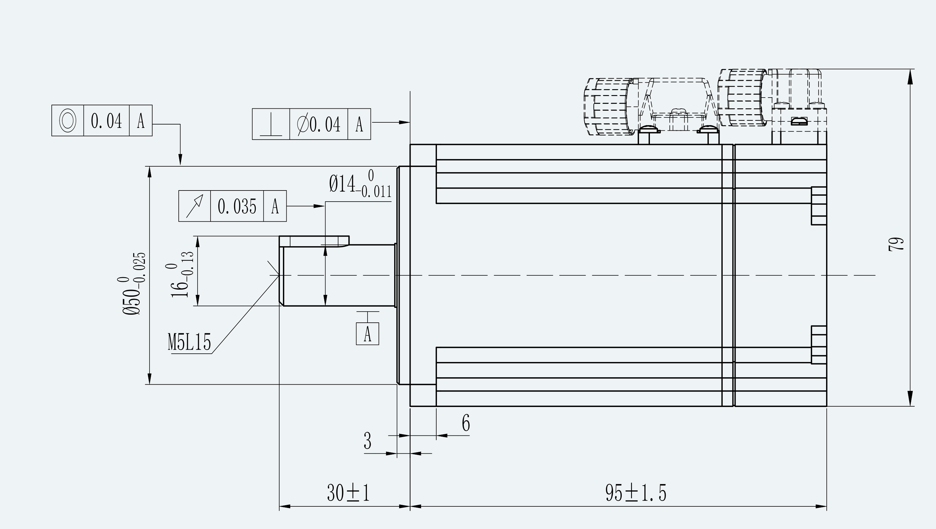 Mechanical View 2 for ES-SM-A03-060S-T1P27NM-400W-001