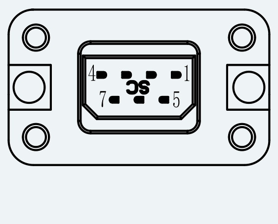 Feedback Connector Pinout for ES-SM-A03-060S-T1P27NM-400W-001