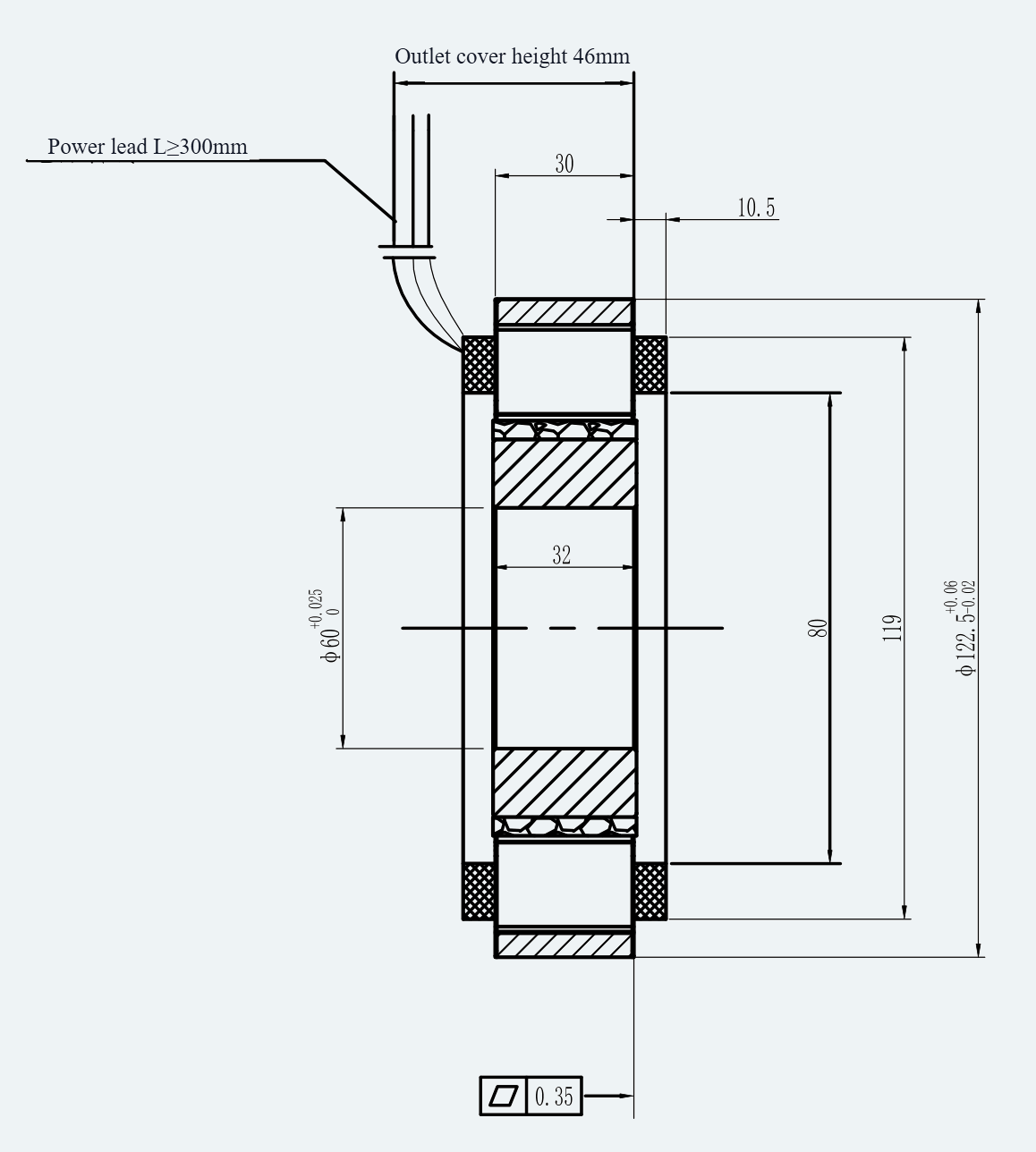 Drawing View for ES-FM-U01-OD123-T4P78NM-002