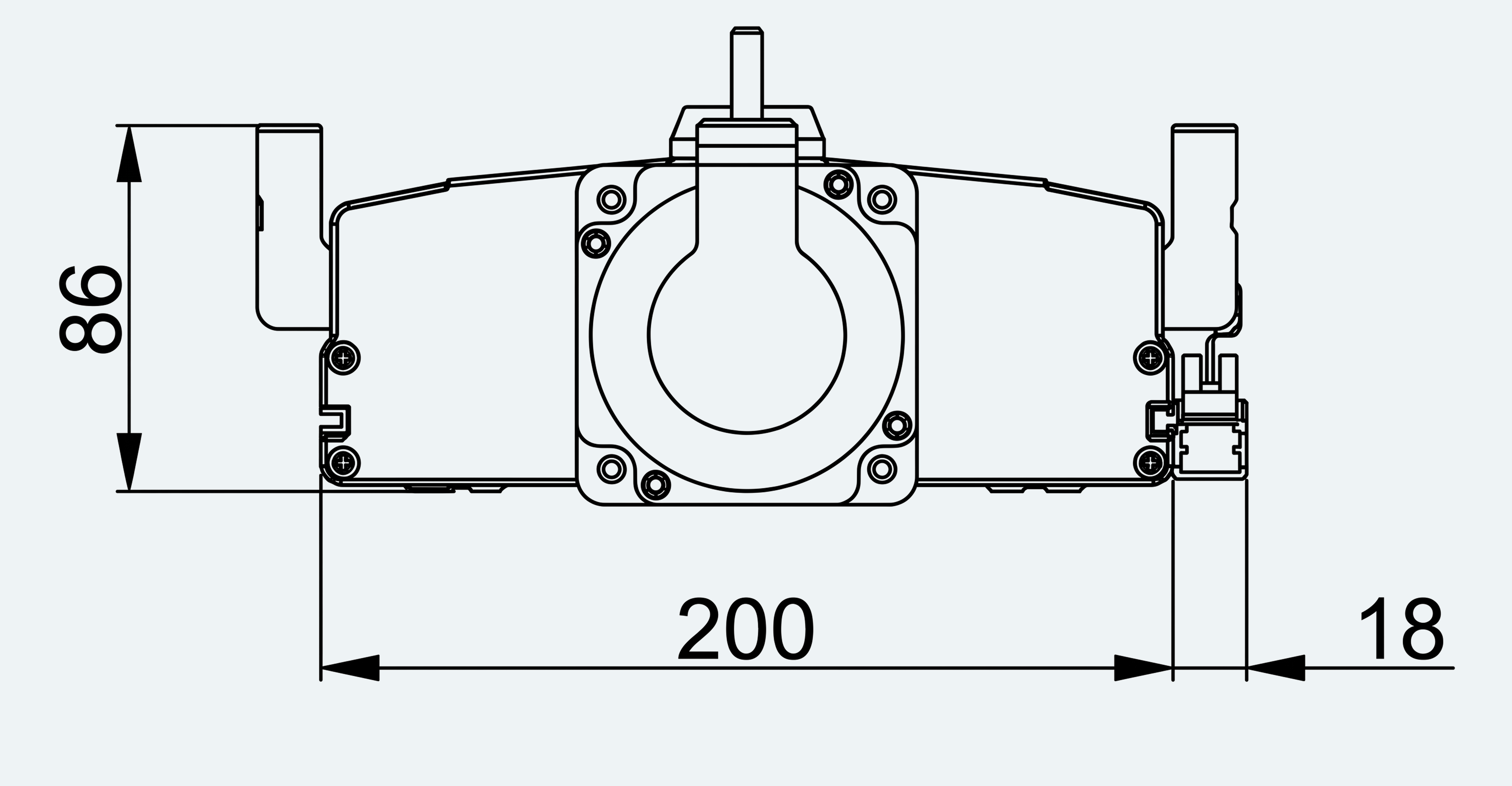 Mechanical View 4 for ES-LM-BS19-S0060-LREQ-MI01-M001