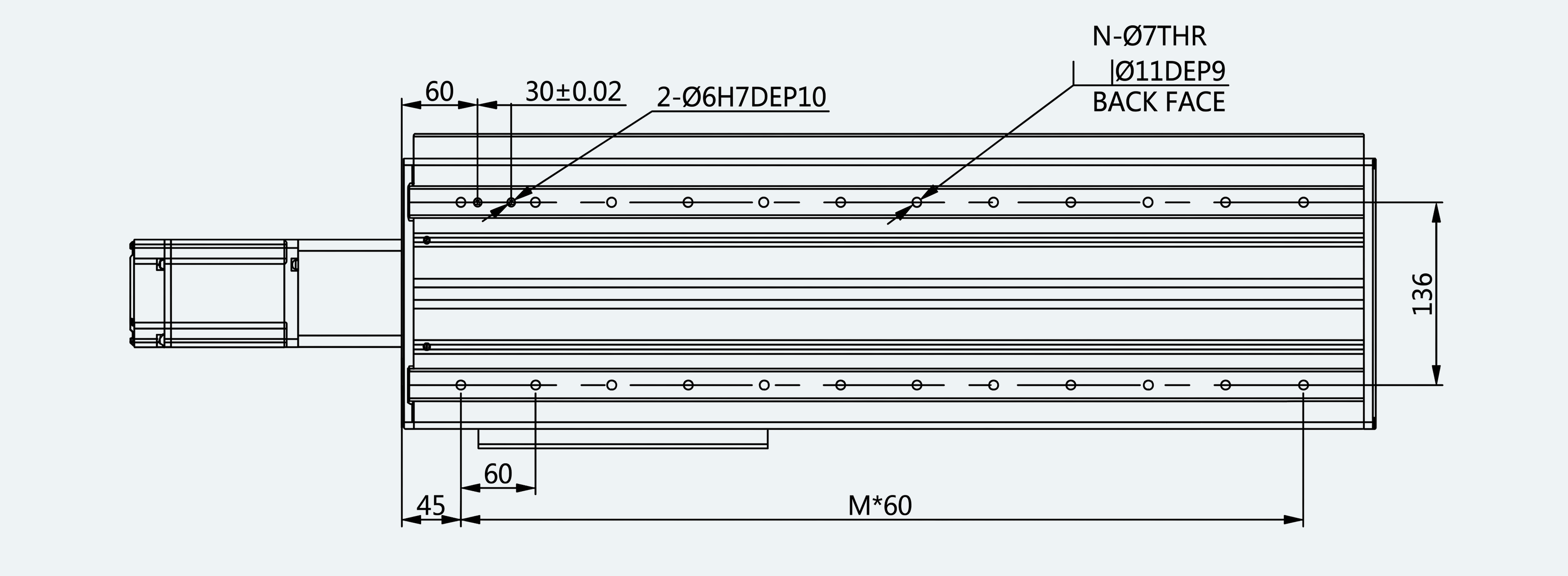 Mechanical View 5 for ES-LM-BS19-S0060-LREQ-MI01-M001