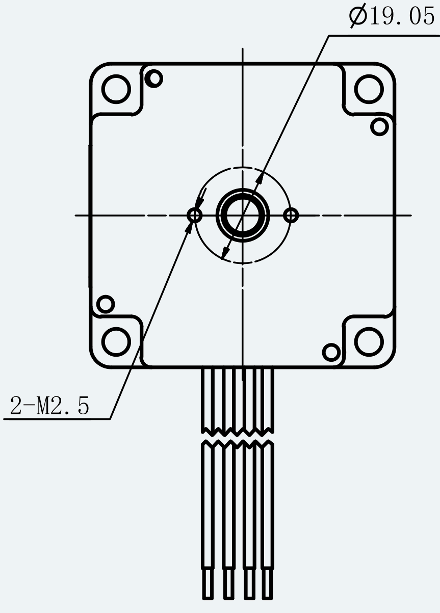 Mechanical View 2 for ES-ST-24H2085-500-4BL