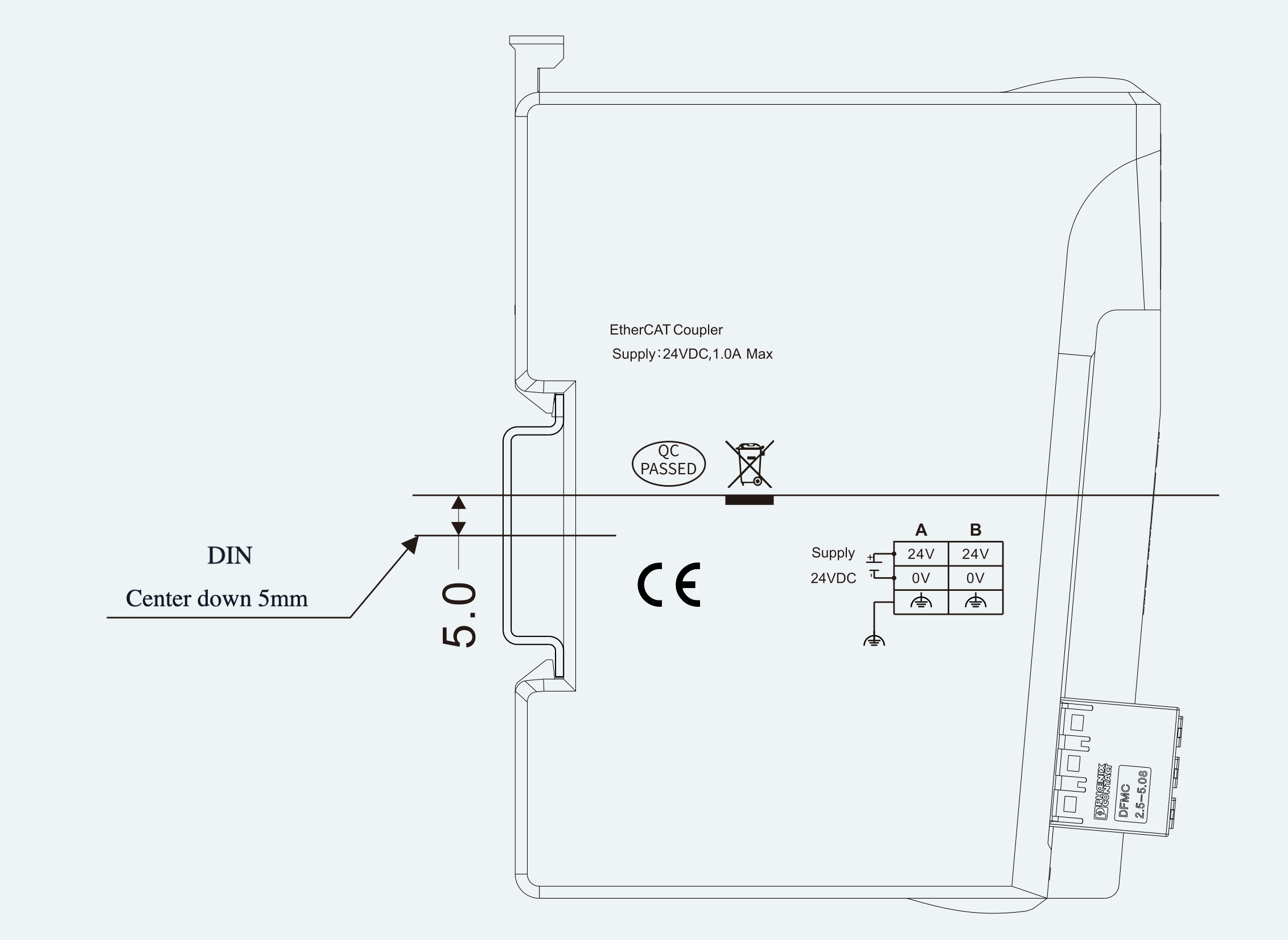 Mechanical View 3 for ES-IO-01-M005