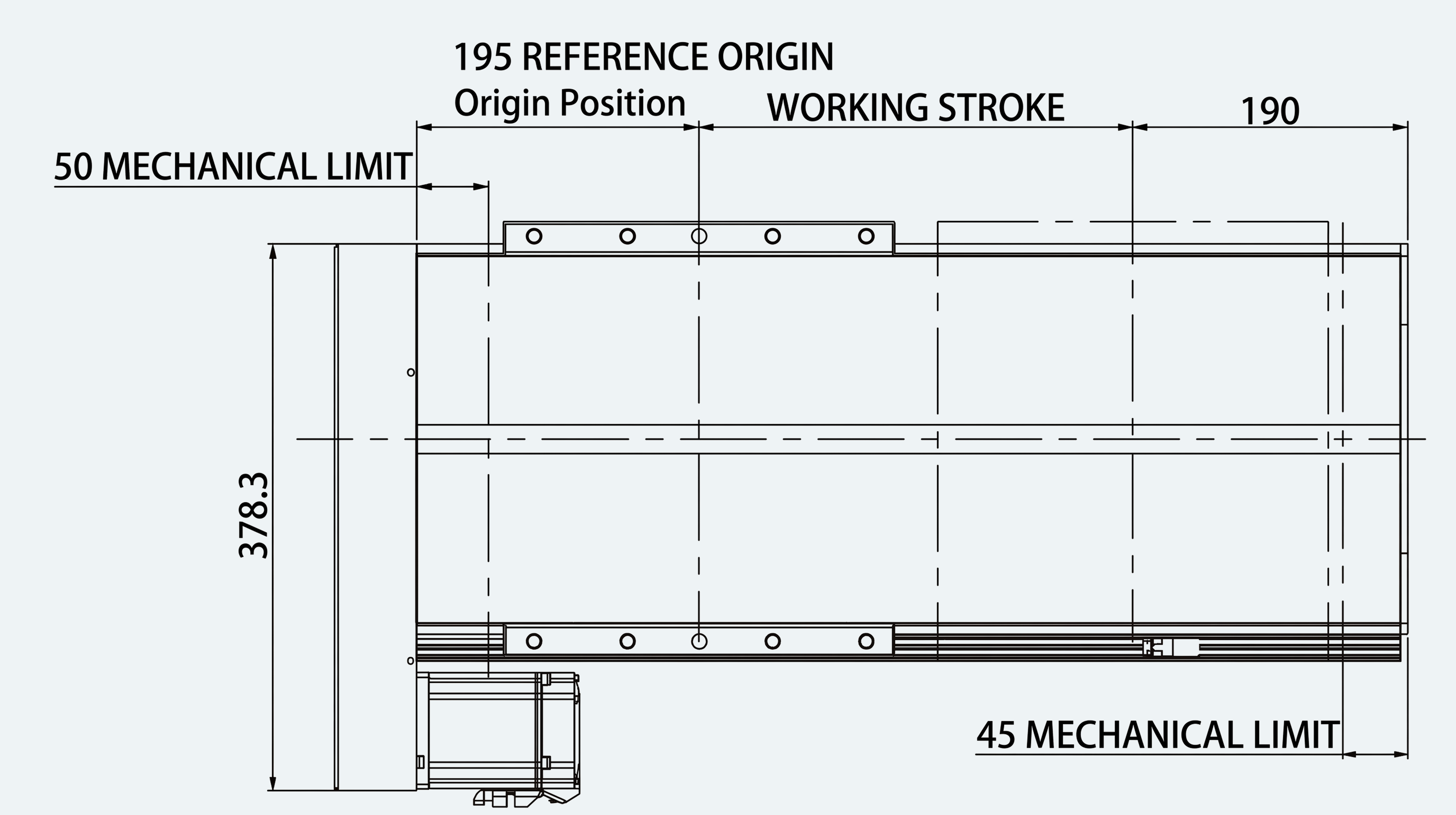 Mechanical View 1 for ES-LM-BS65-S0050-LREQ-MI01-M001