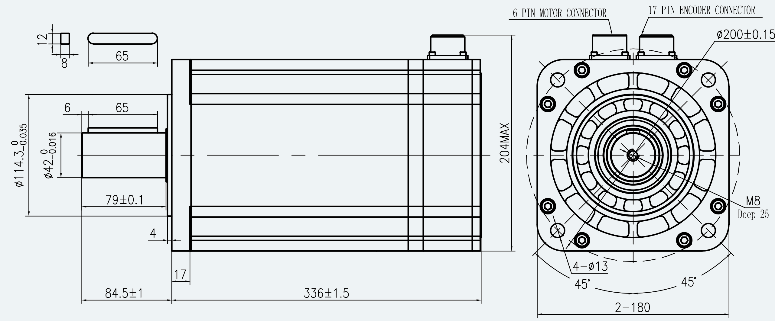 Drawing View for ES-SM-A02-180D-T35NM-5500W-001