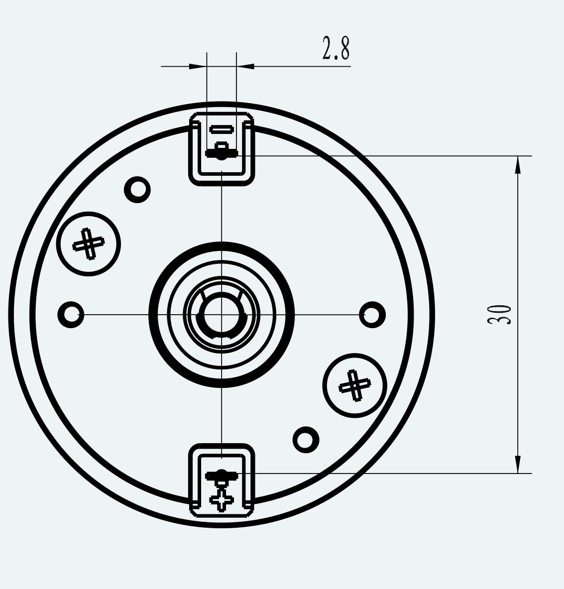 Mechanical View 2 for ES-CM-BR04-M001