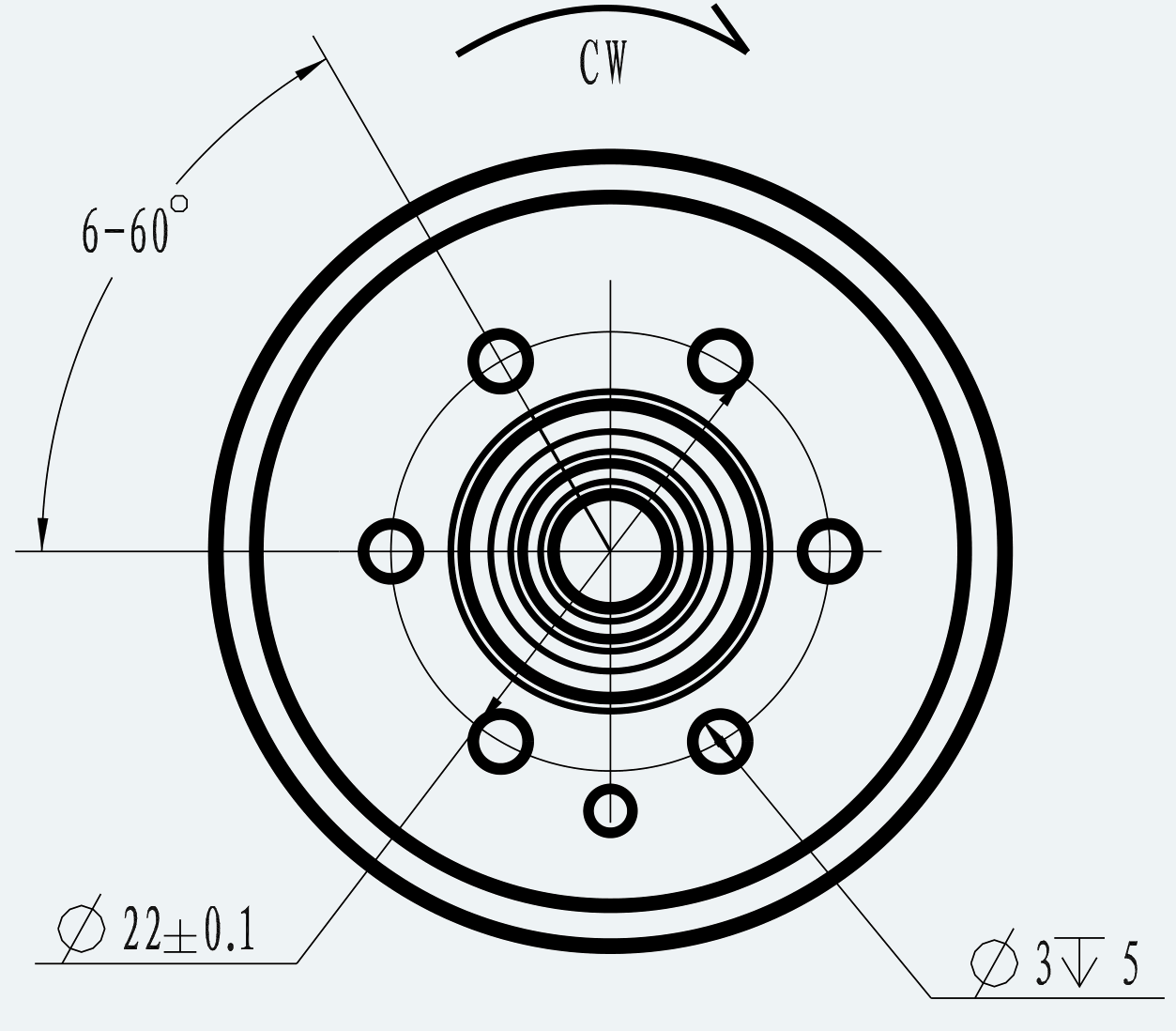 Mechanical View 3 for ES-CM-BR04-M001