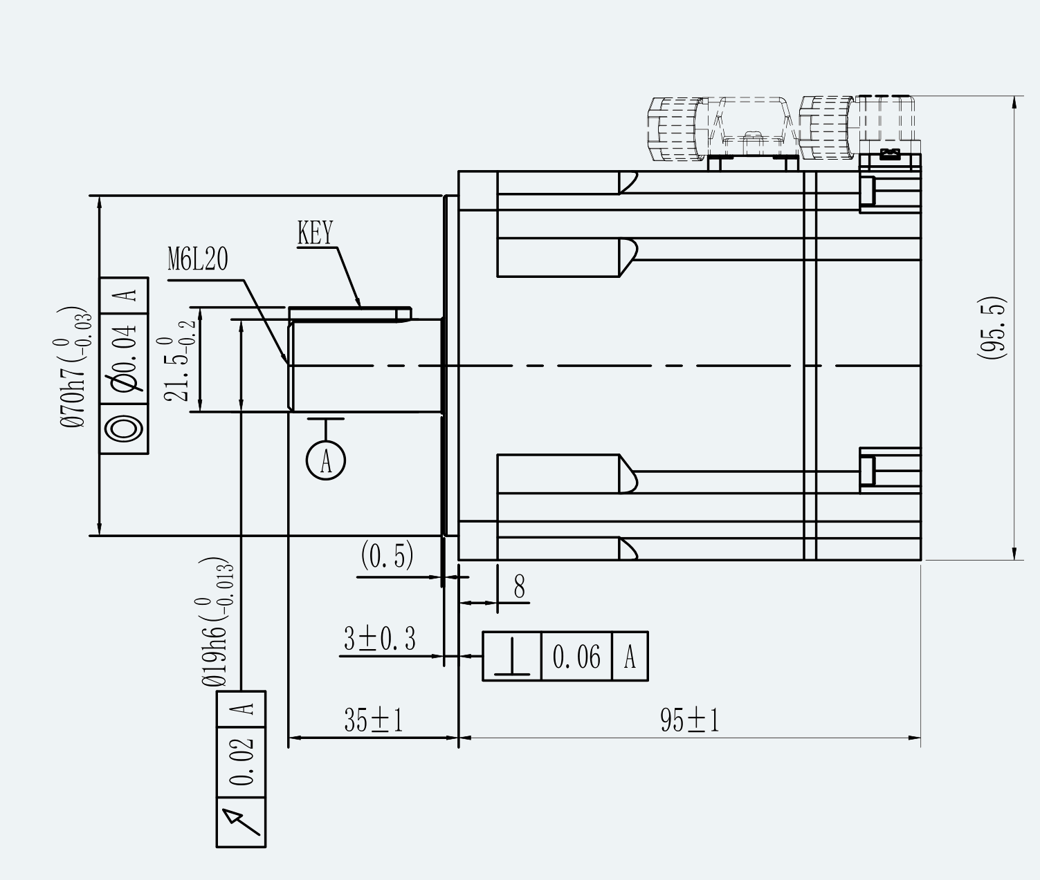 Mechanical View 2 for ES-SM-A03-080D-T2P39NM-750W-003