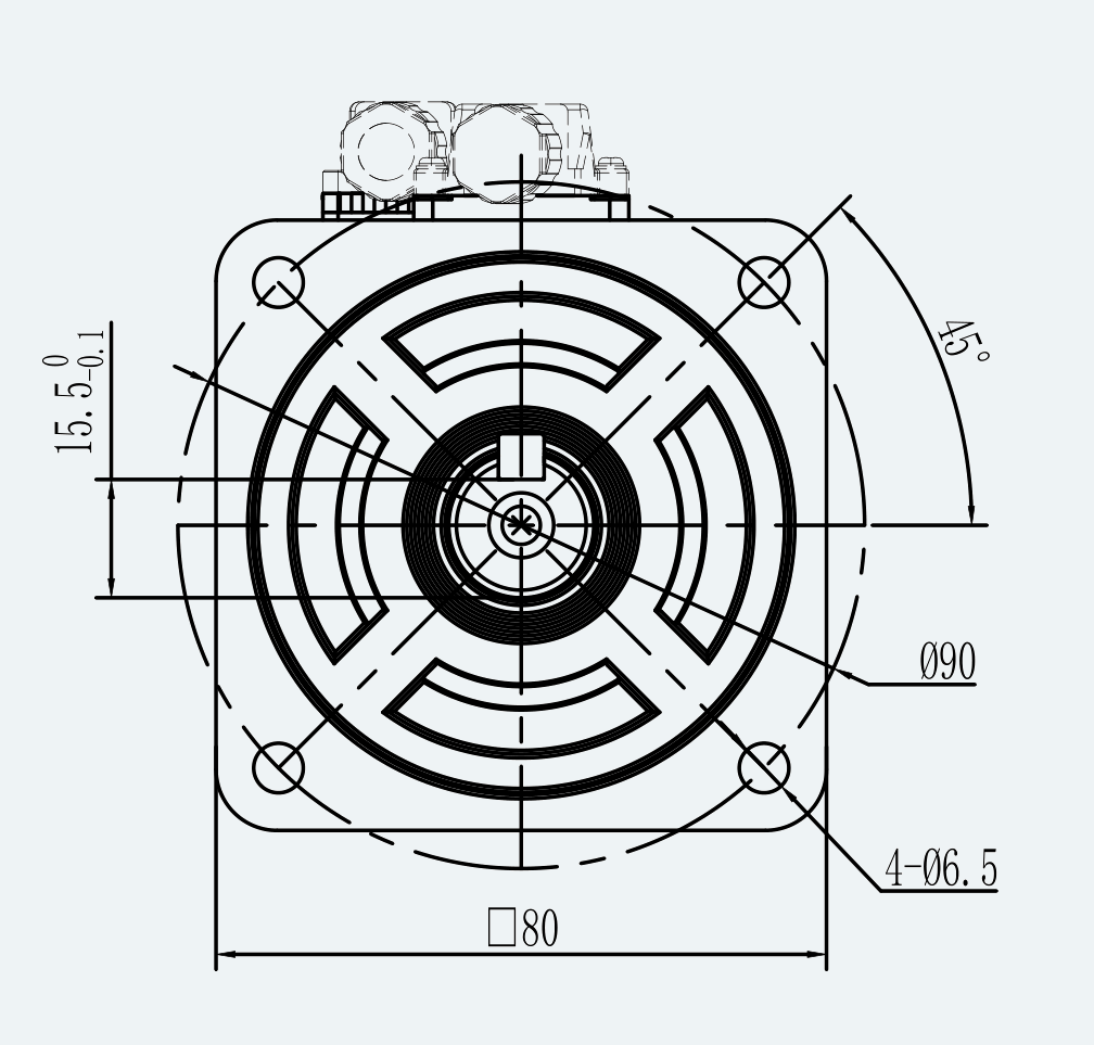 Mechanical View 3 for ES-SM-A03-080D-T2P39NM-750W-003
