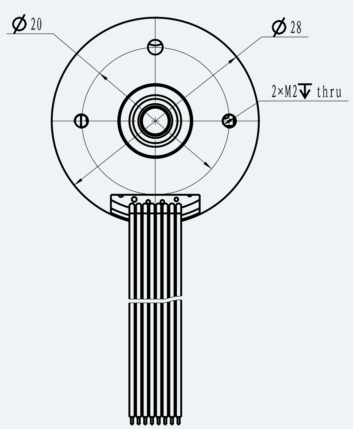 Mechanical View 3 for ES-CM-BL09-M001