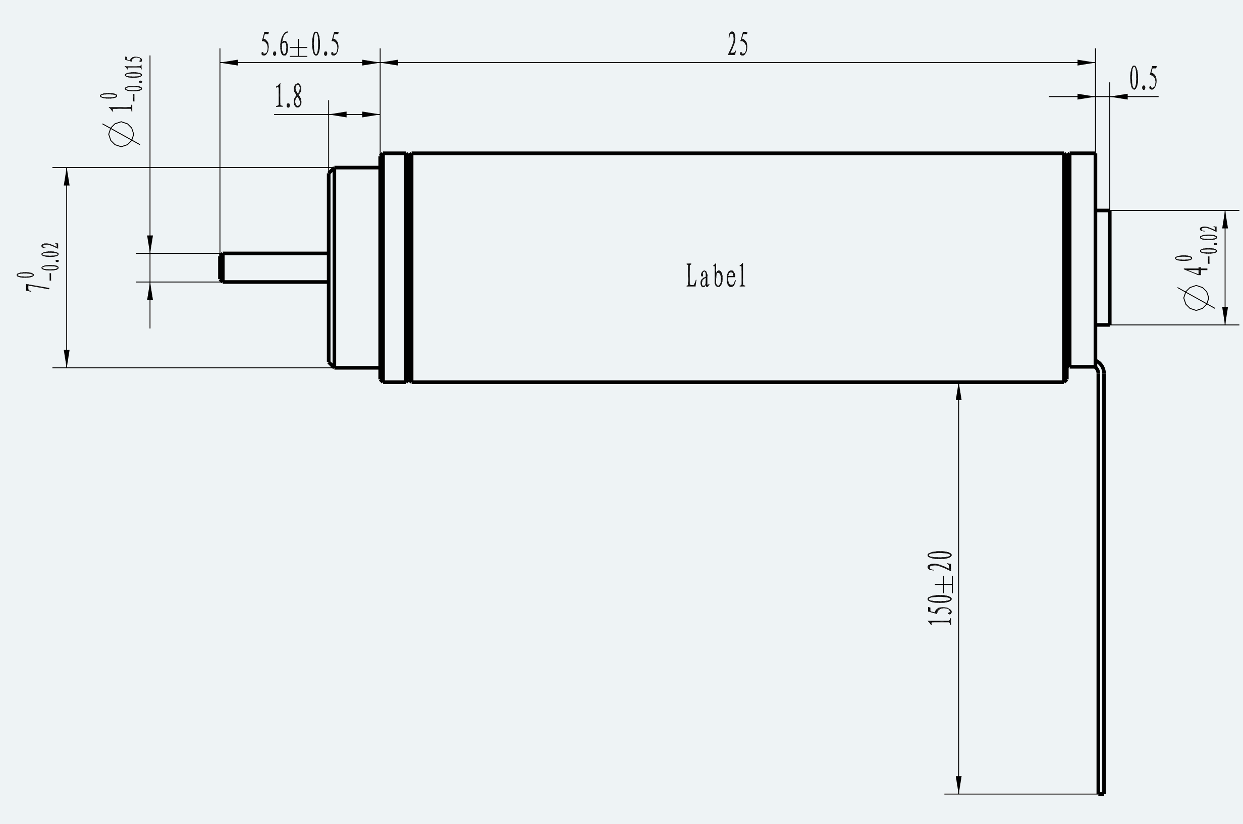 Mechanical View 1 for ES-CM-BL02-M001