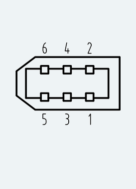 Feedback Connector Pinout for ES-SM-A01-040S-T0P16NM-50W-001