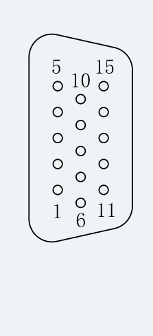 Feedback Connector Pinout for ES-SM-A02-060S-T1P27NM-400W-001