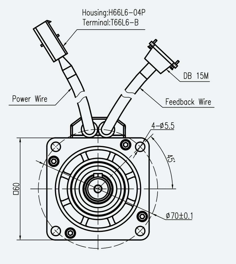 Mechanical View 1 for ES-SM-A02-060S-T1P27NM-400W-001