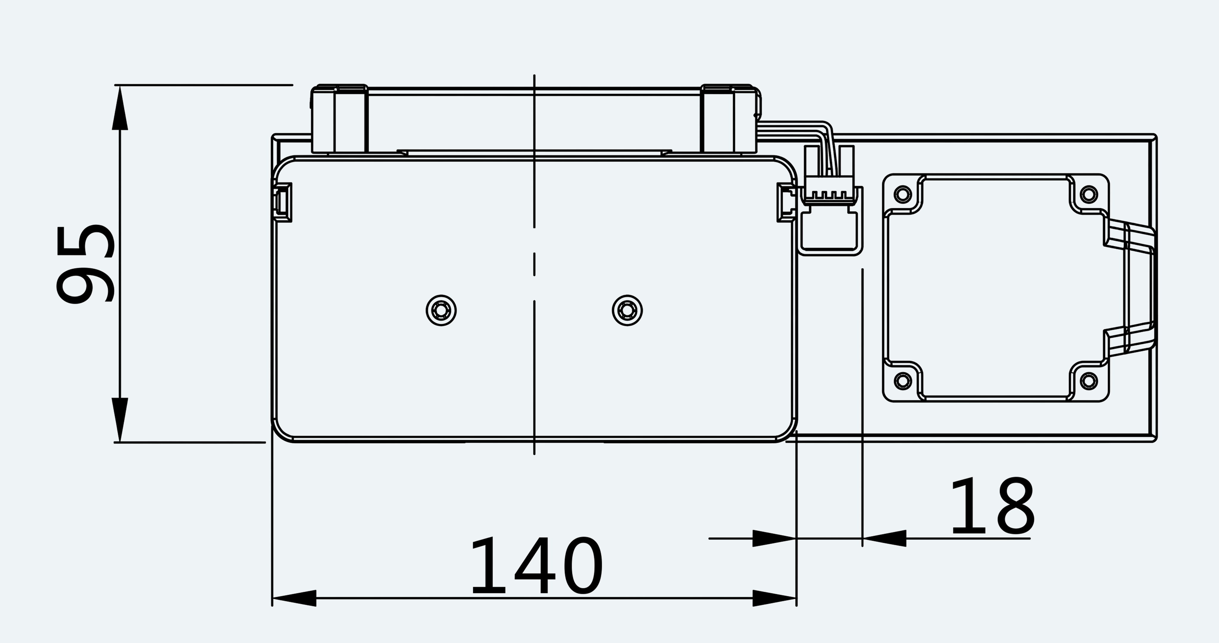 Mechanical View 4 for ES-LM-BS35-S0100-LREQ-MI01-M001