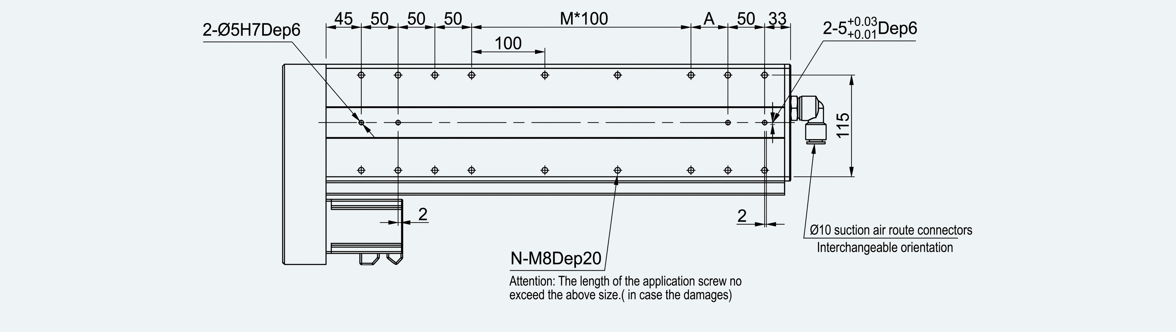 Mechanical View 5 for ES-LM-BS35-S0100-LREQ-MI01-M001