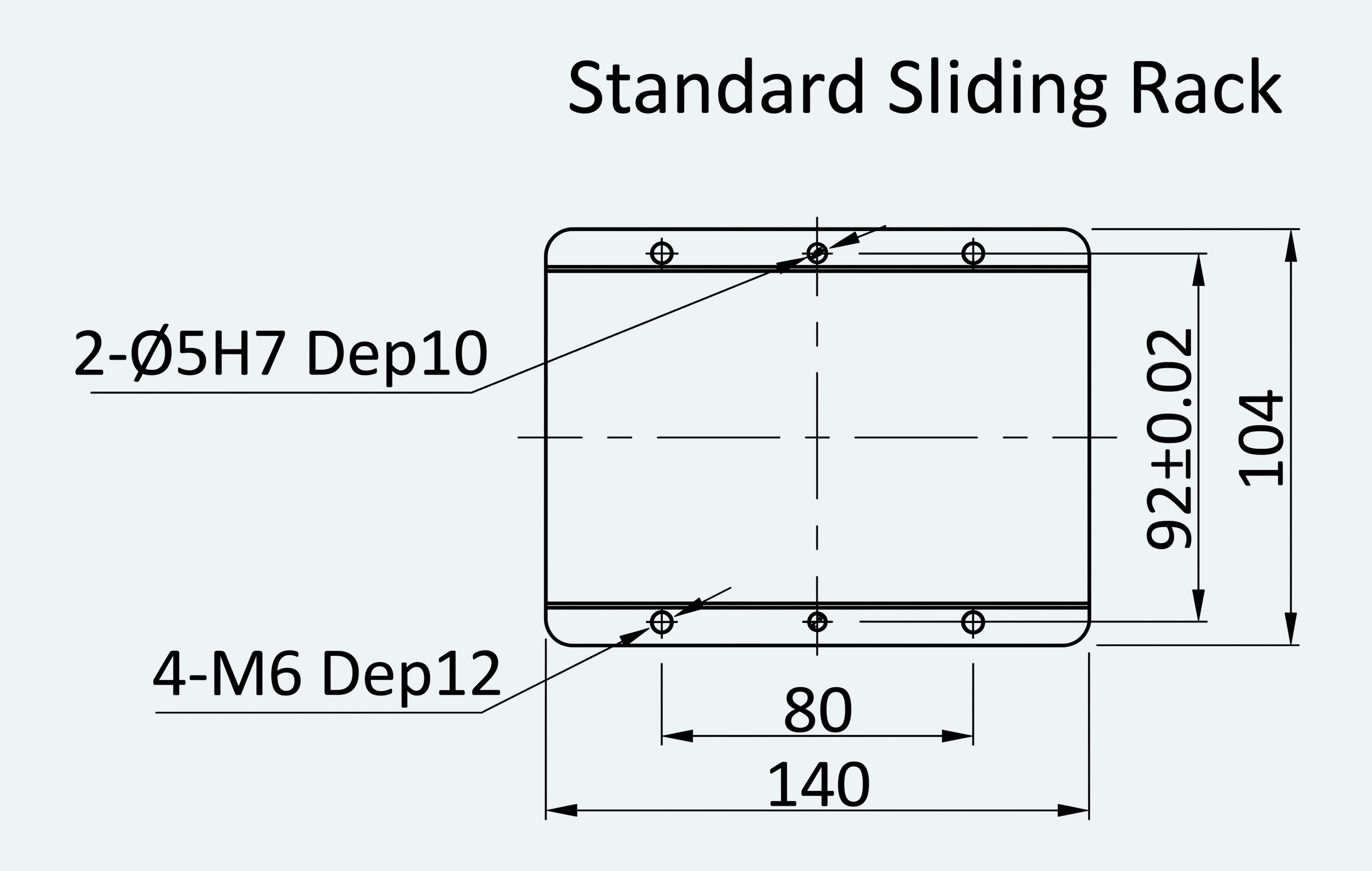 Mechanical View 2 for ES-LM-BS33-S0100-LREQ-MI01-M001