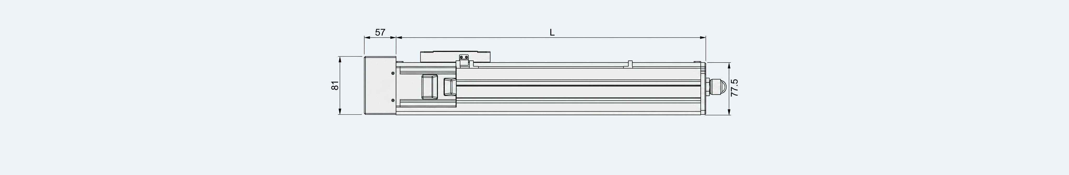 Mechanical View 3 for ES-LM-BS33-S0100-LREQ-MI01-M001