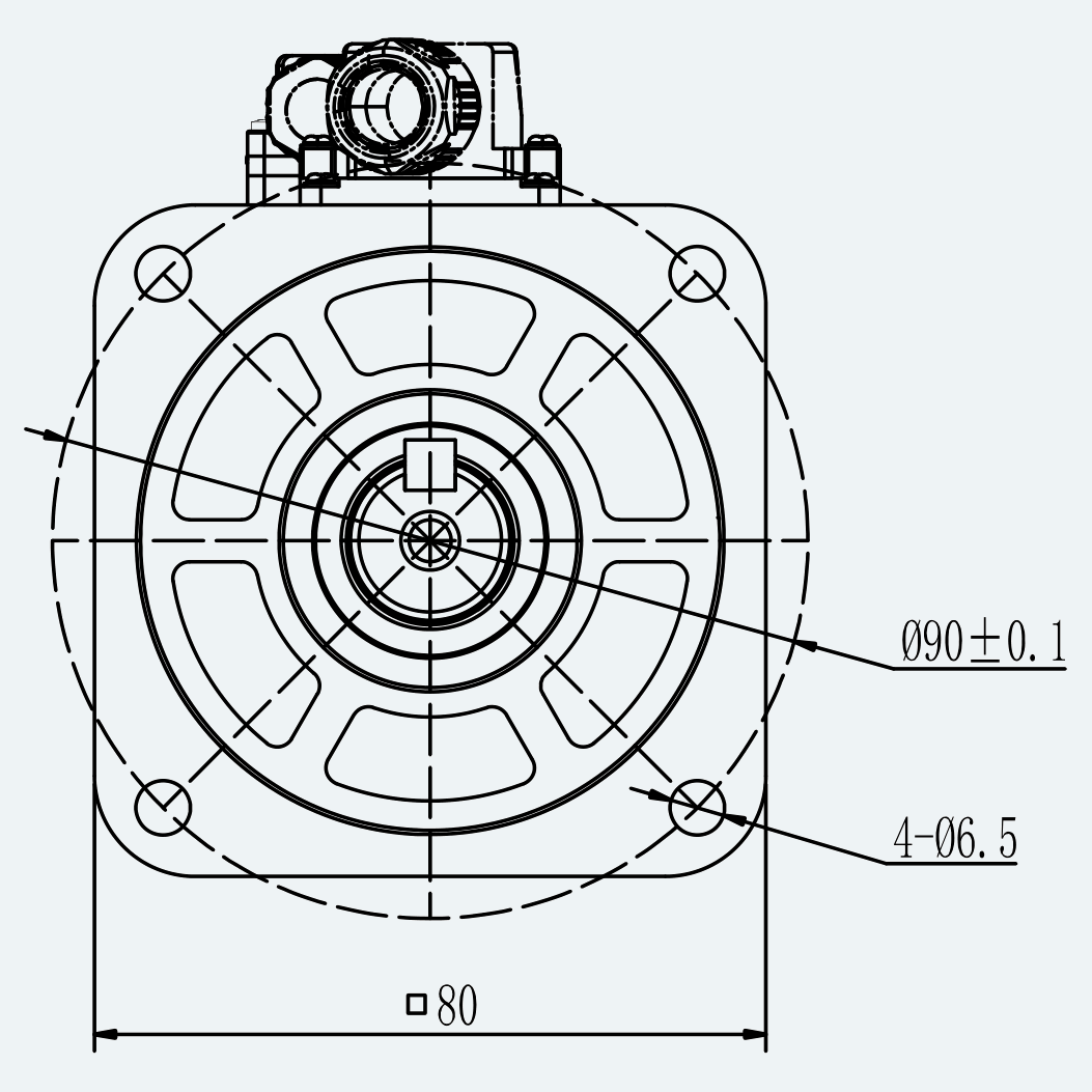 Mechanical View 2 for ES-SM-A03-080S-T2P39NM-750W-004