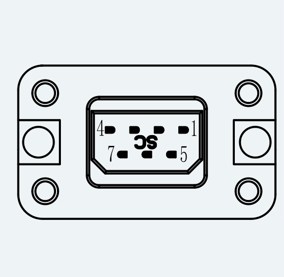 Feedback Connector Pinout for ES-SM-A03-060S-T0P64NM-200W-003
