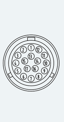 Feedback Connector Pinout for ES-SM-A02-110D-T5NM-1050W-002