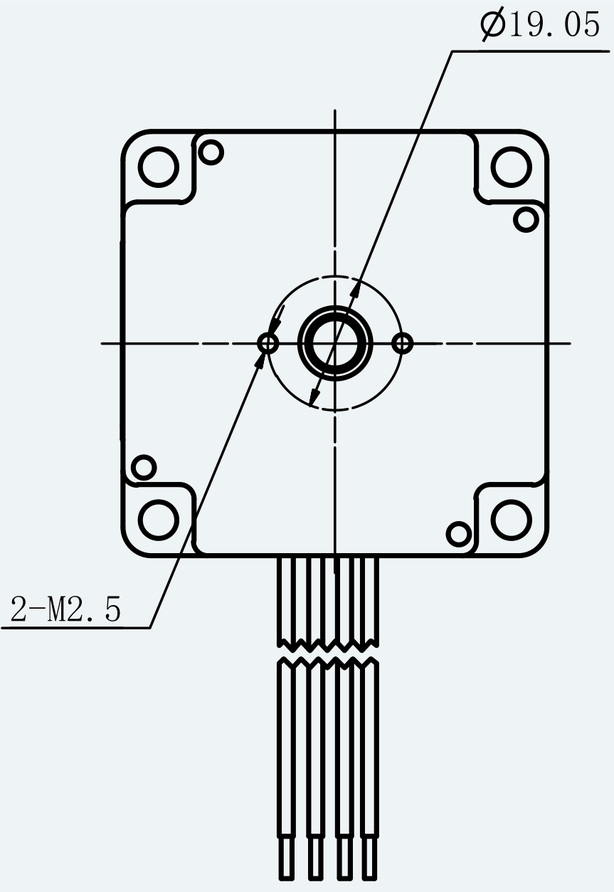 Mechanical View 2 for ES-ST-24H2056-300-4BL