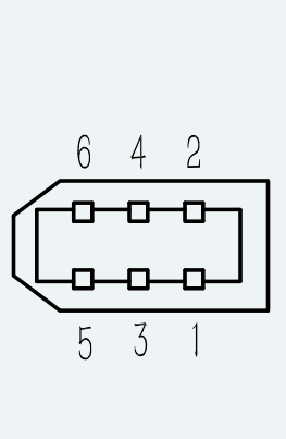Feedback Connector Pinout for ES-SM-A01-040S-T0P16NM-50W-004