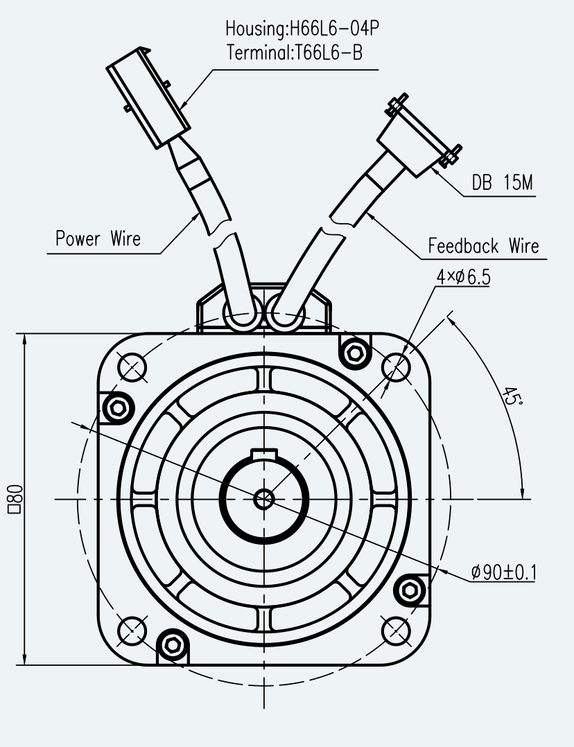Mechanical View 1 for ES-SM-A02-080S-T2P39NM-750W-001