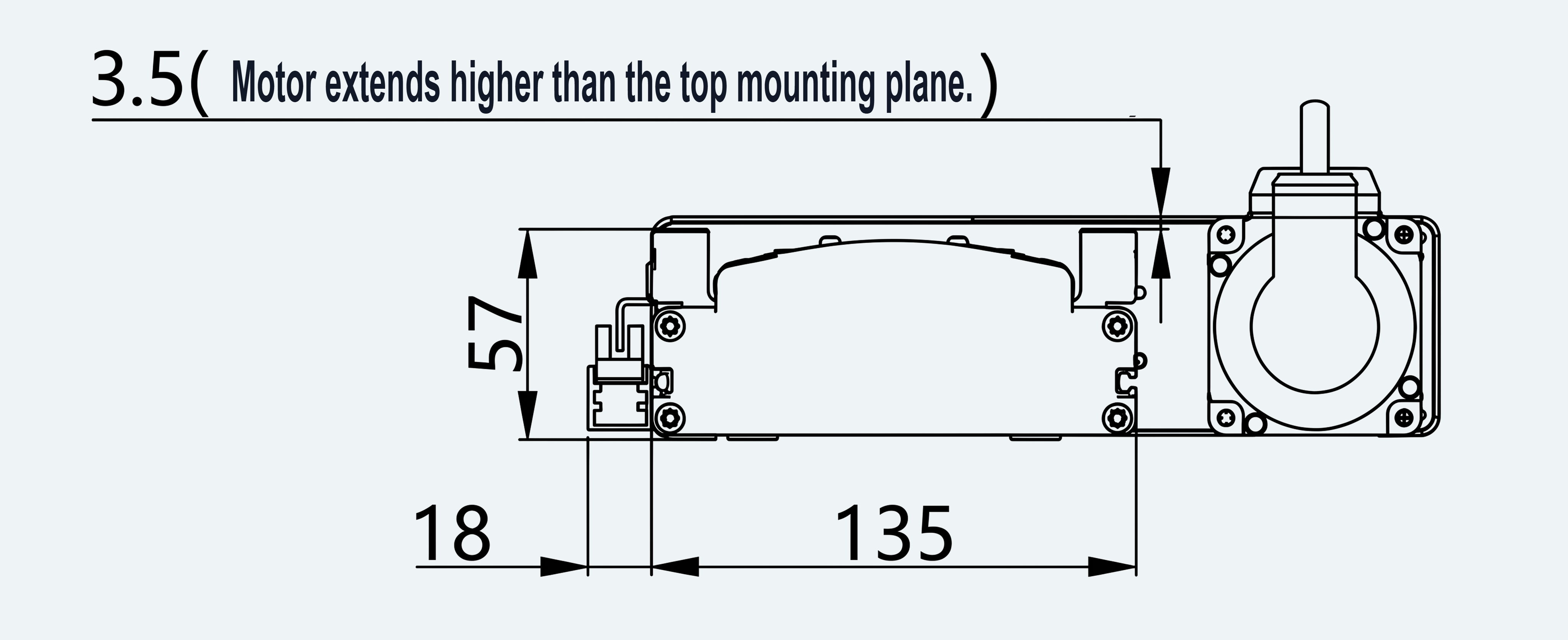 Mechanical View 4 for ES-LM-BS12-S0060-LREQ-MI01-M001