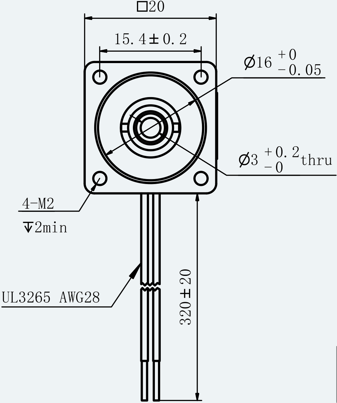 Mechanical View 1 for ES-ST-08HS2038-4D-050