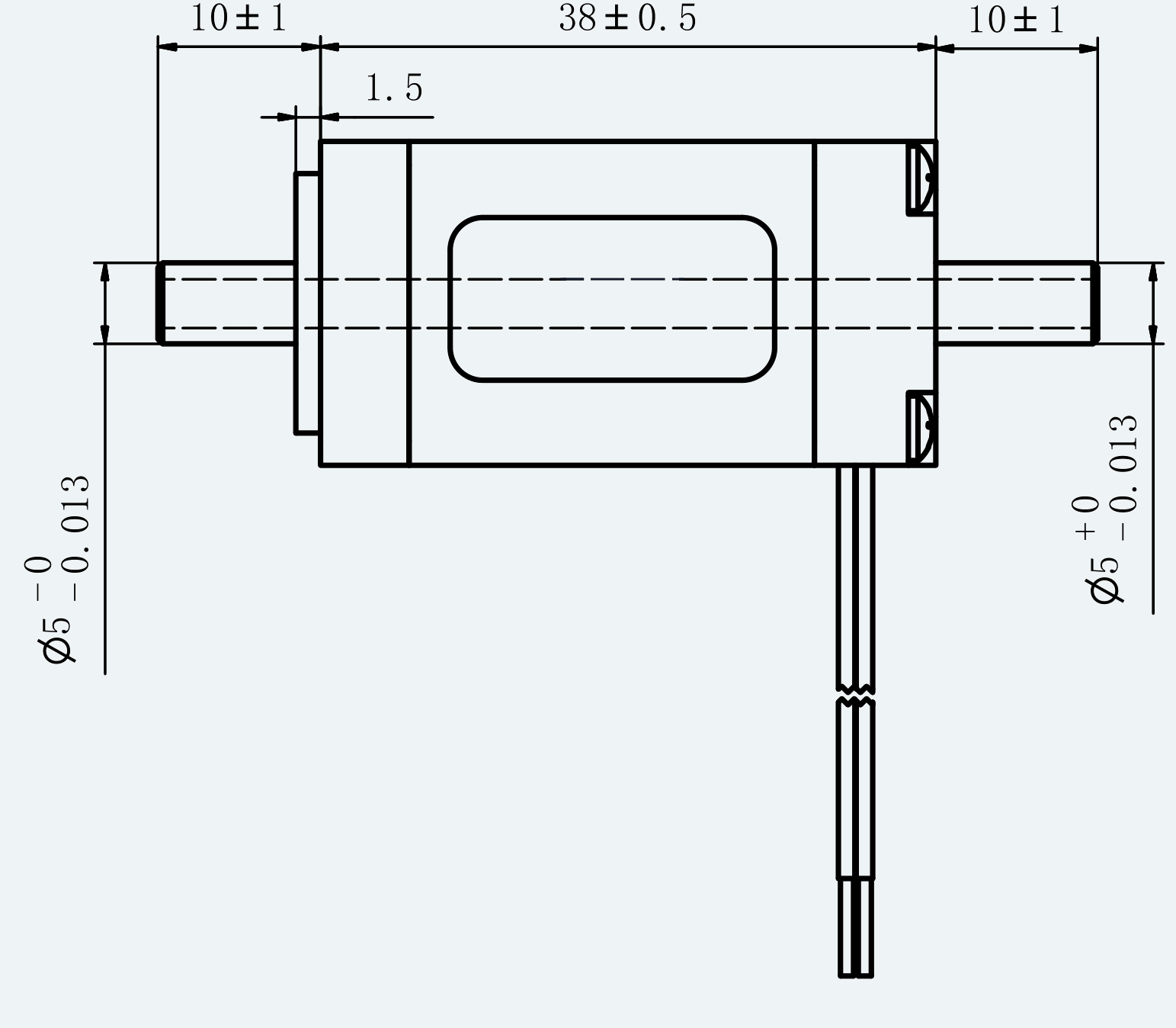 Mechanical View 2 for ES-ST-08HS2038-4D-050