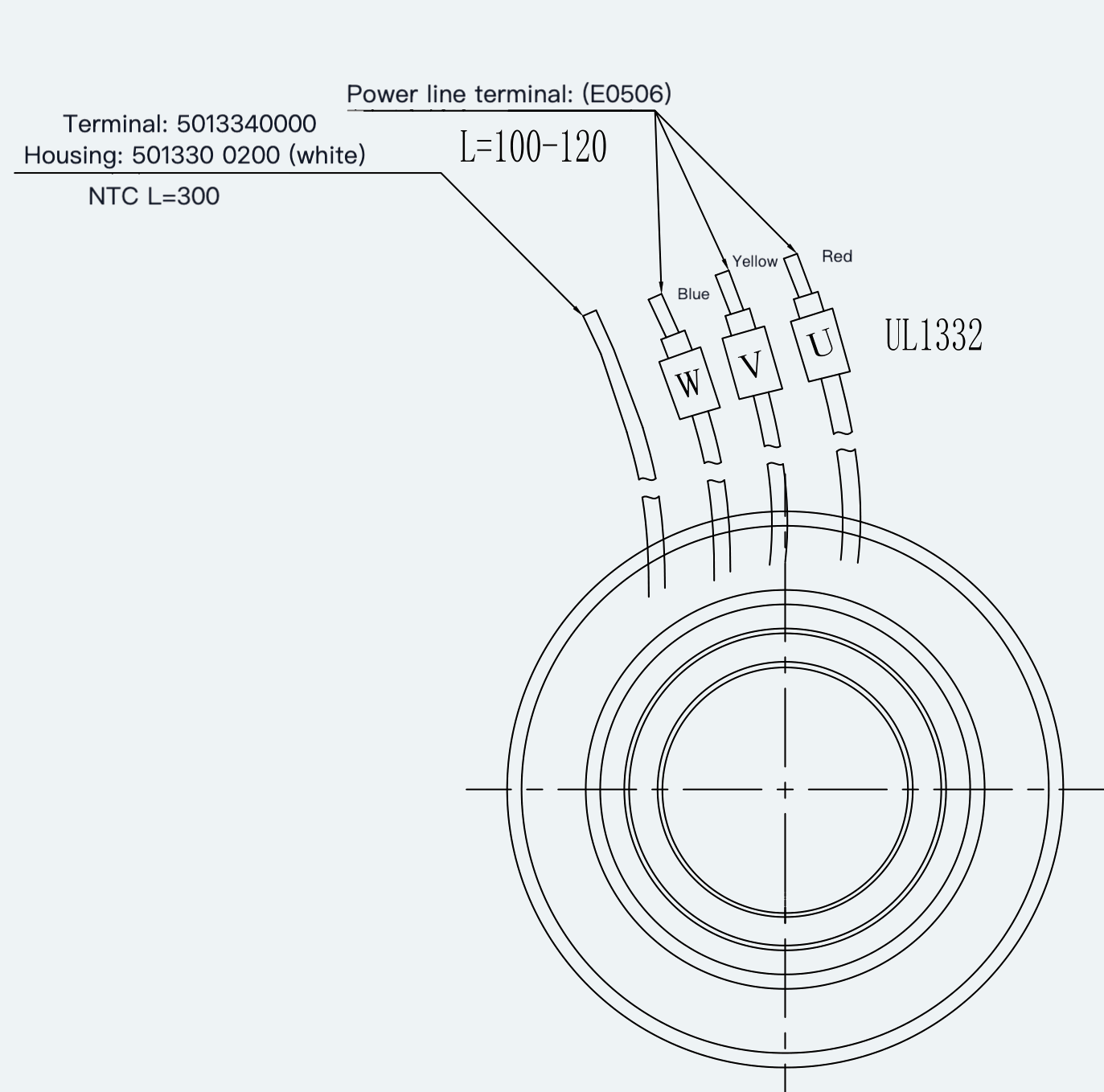 Power Connector Reference for ES-FM-H01-OD060-T0P7NM-001