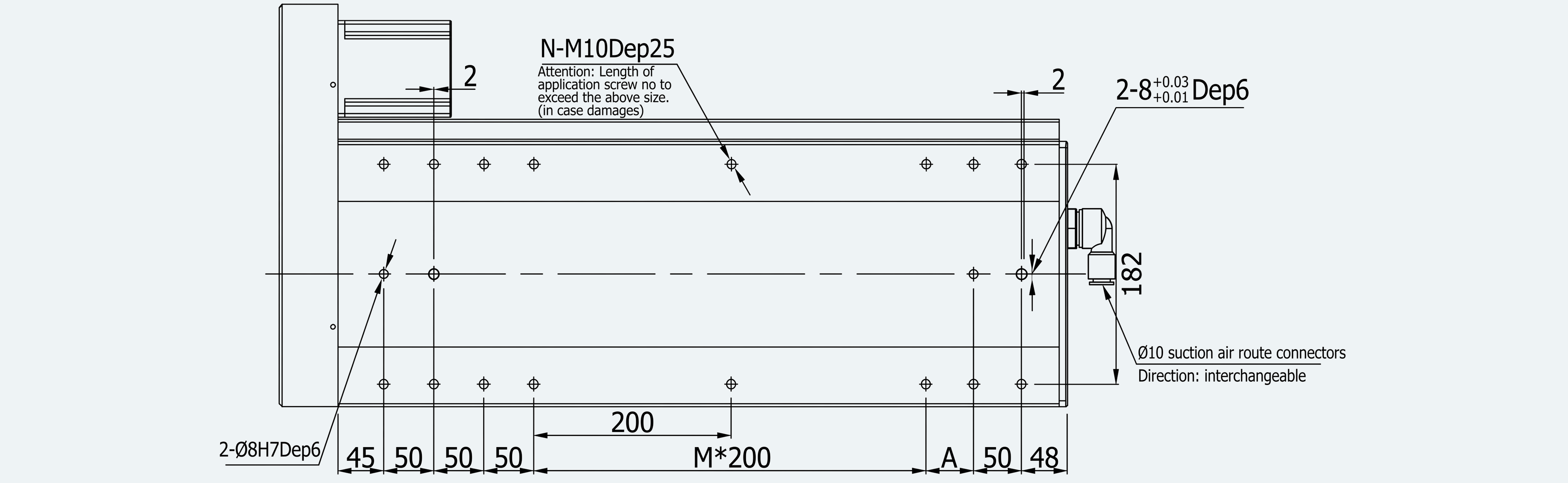 Mechanical View 5 for ES-LM-BS42-S0100-LREQ-MI01-M001