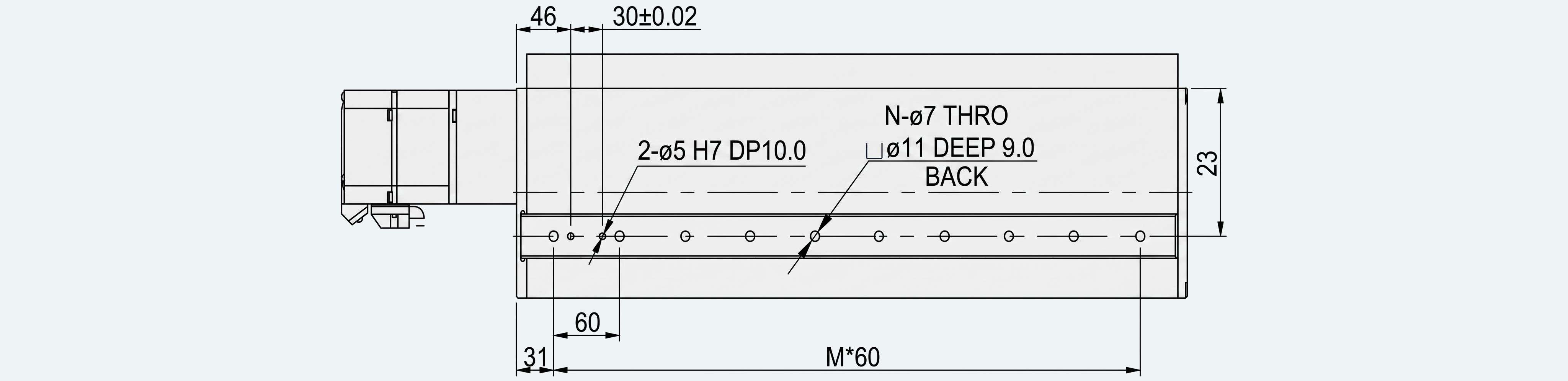 Mechanical View 5 for ES-LM-BS07-S0060-LREQ-MI02-M002