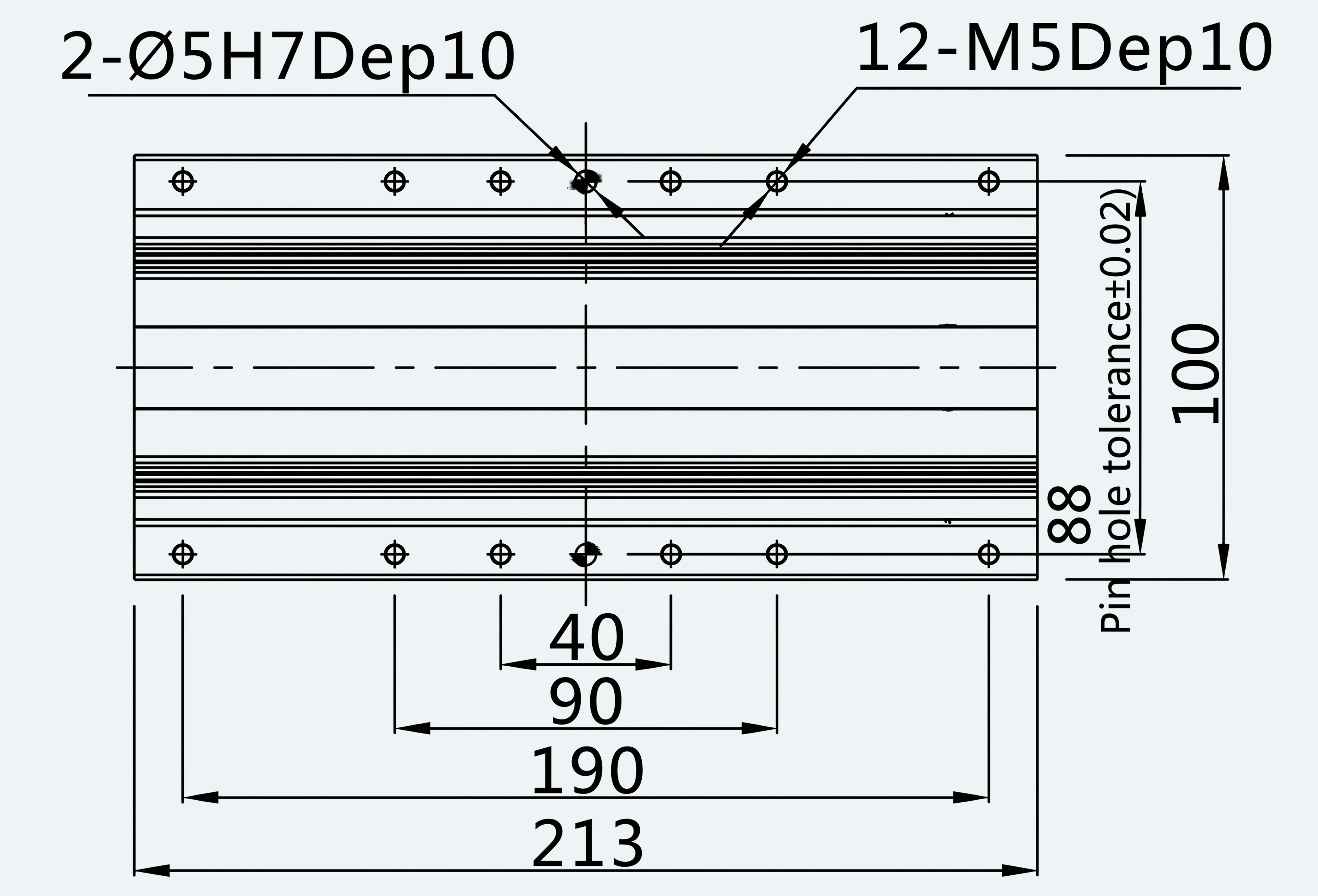 Mechanical View 6 for ES-LM-BS51-S0100-L016-MI01-M001