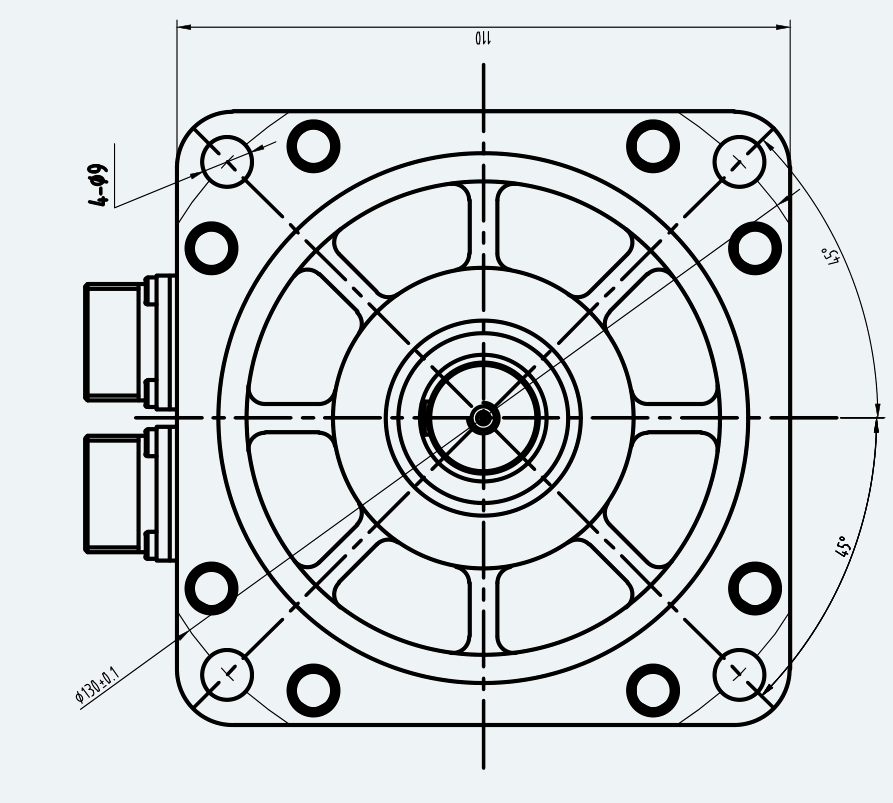 Mechanical View 2 for ES-SM-A02-110D-T4NM-1260W-002