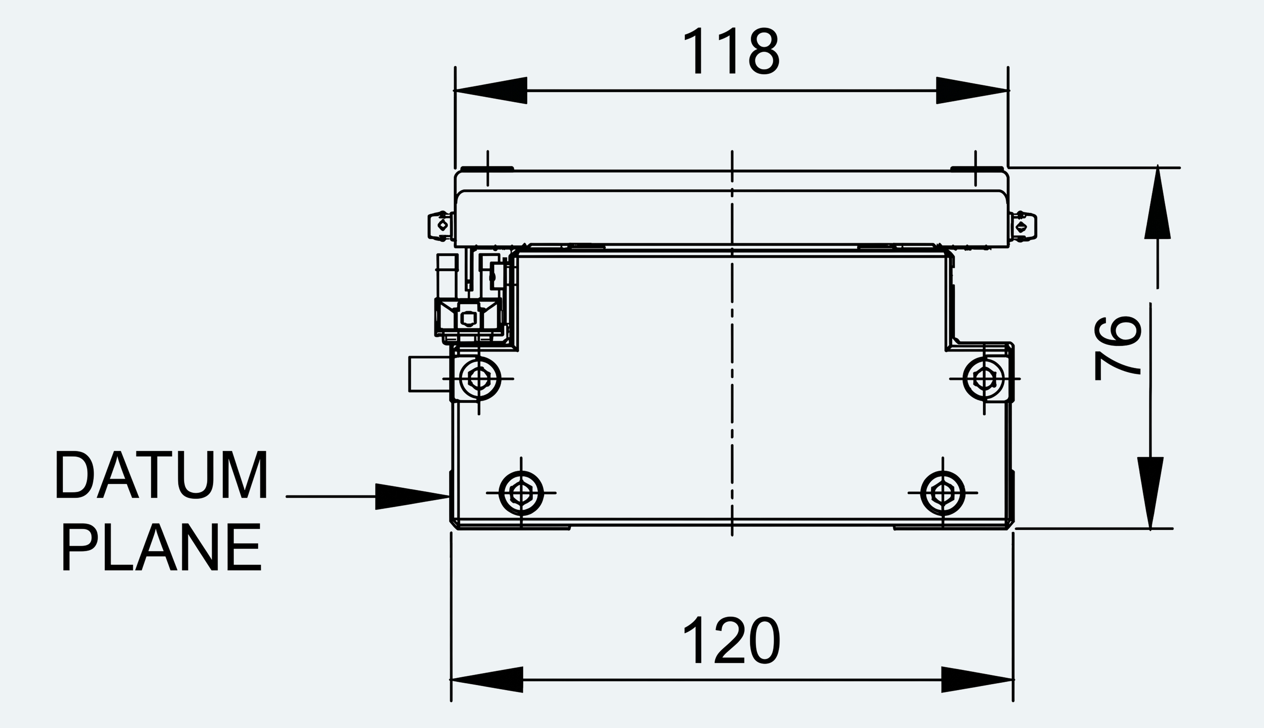 Mechanical View 4 for ES-LM-BS67-S0100-L010-MI01-M001