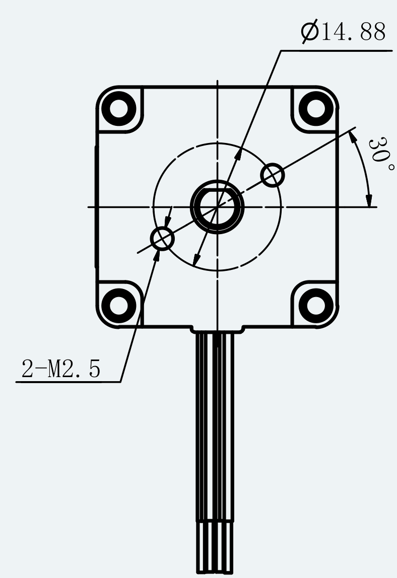 Mechanical View 3 for ES-ST-11H2052-100-4BL