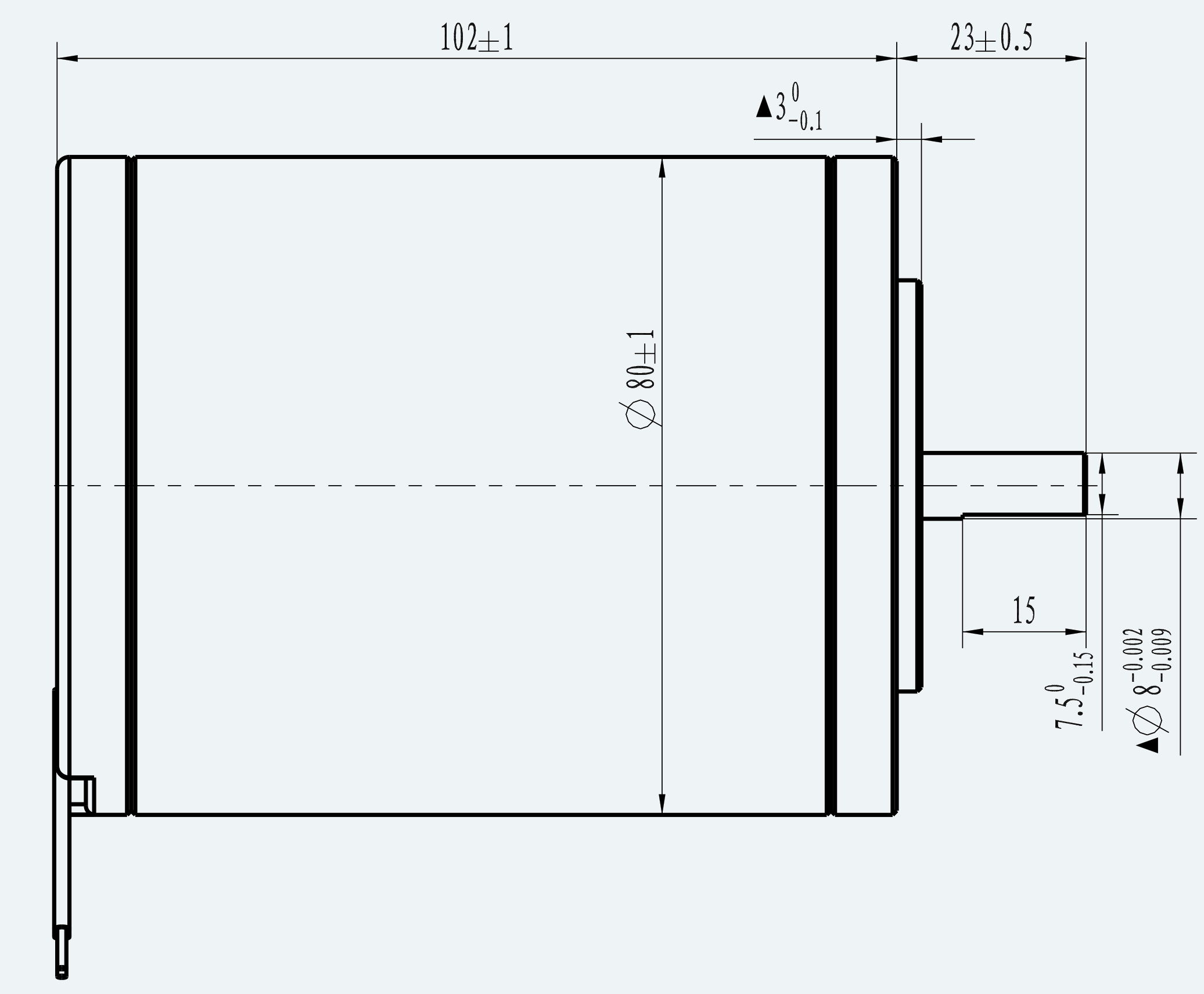 Mechanical View 1 for ES-DC-IC04-M001