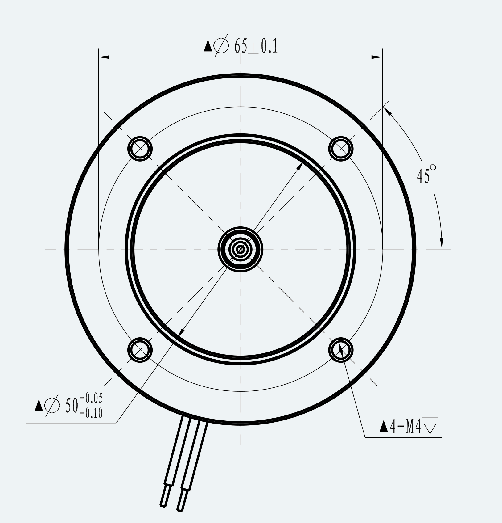 Mechanical View 2 for ES-DC-IC04-M001